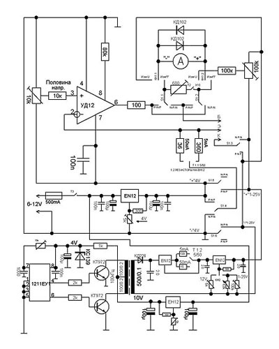 Прибор для проверки усиления транзисторов, Белецкий А. И.